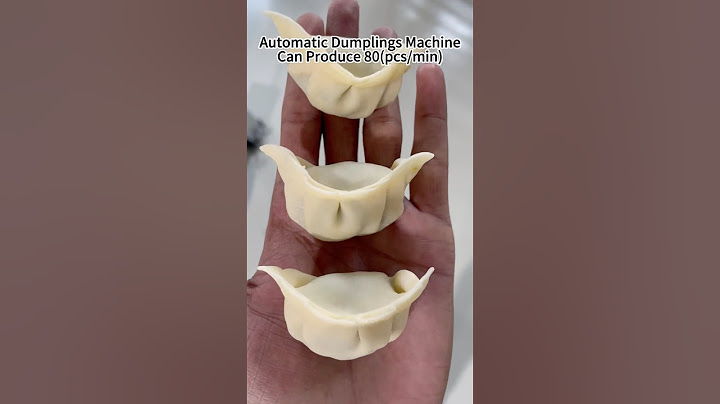 Automatic dumplings machine can produce 80(pcs/min) #chengtao #machine #dumplings #food #foodmachine