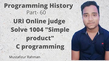 uri judge solve 1004 c program |part:60 | uri onlinei problem simple c program |mustafizur rahman |