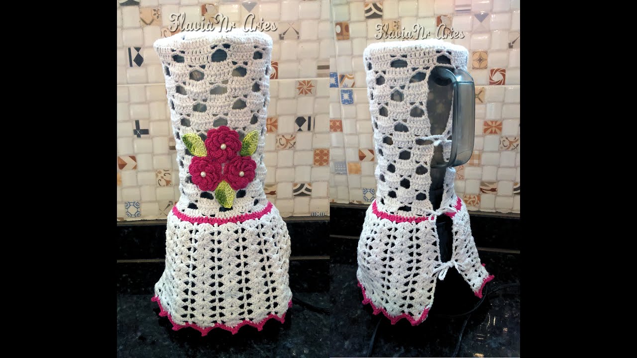 🌼Capa de liquidificador DIY