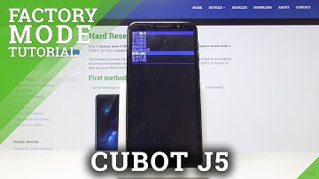 Factory Mode in CUBOT J5 - Test Hardware