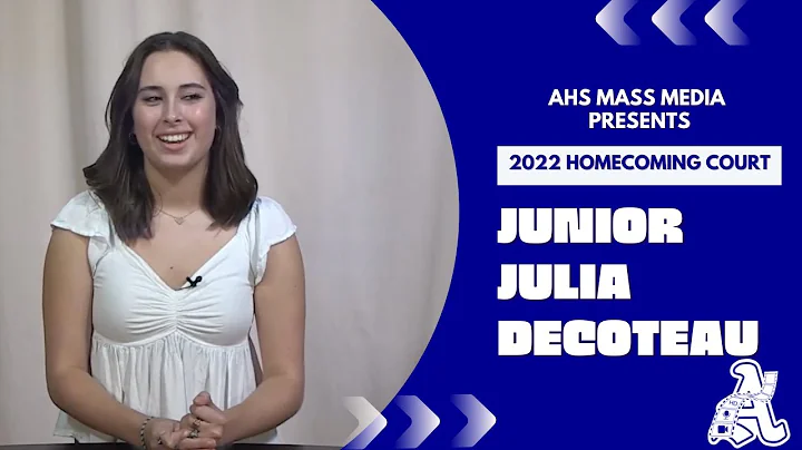 Junior Julia Decoteau | Homecoming Court Interview