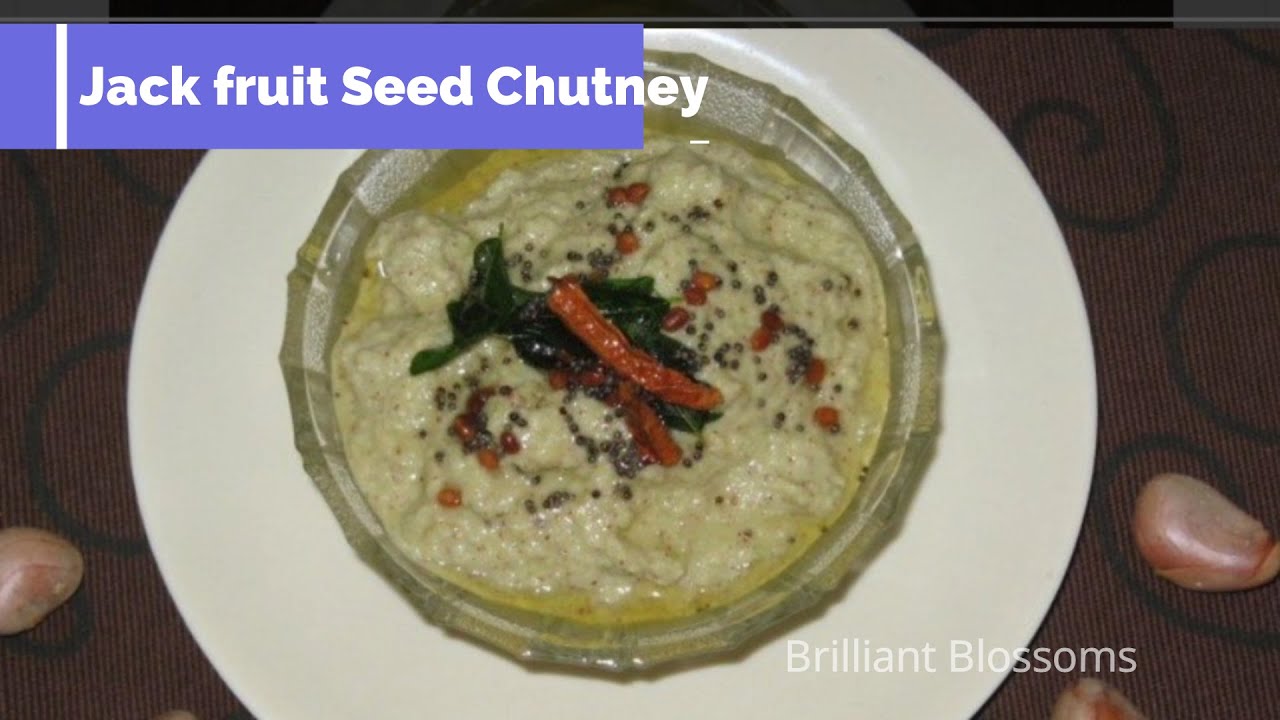 Tasty Jack fruit seed chutney Quick chutney recipes YouTube