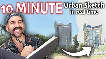 10-Minute Urban Sketching Challenge – No Time, No Chill!