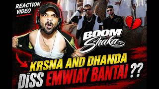 Boom Shaka (Official Music Video) | KR$NA | Dhanda Nyoliwala REACTION #dhandanyoliwala #krsna