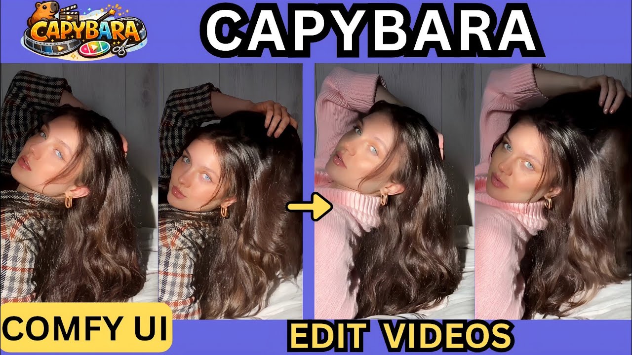 Капибара в ComfyUI: безумный монтаж видео с помощью искусственного интеллекта 🔥