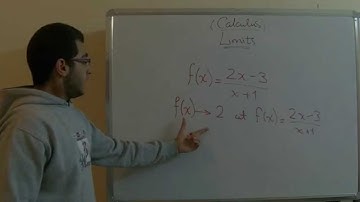 Calculus - lesson 1- The limit of a function to infinity part 1 - Abdallah Reda el Sayed