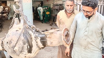 Ingenious Mechanics  Repaired Broken Tube Axle || Axle housing rebuilding