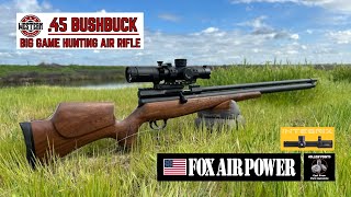 WESTERN AIRGUNS 45 BUSHBUCK BIG GAME HUNTING AIR RIFLE OUTDOOR TARGET SHOOTING DAY @ FOX AIR POWER