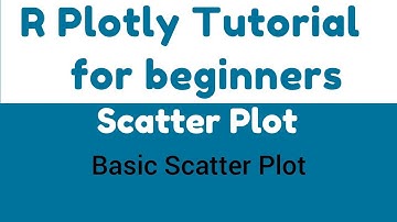 R Plotly Tutorial - Scatter Plot in R using Plotly