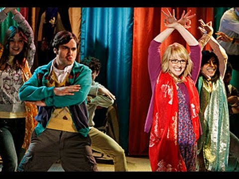 Big Bang Theory Indian Dance Raj Bernadette Dance Season 4 Episode 14 
