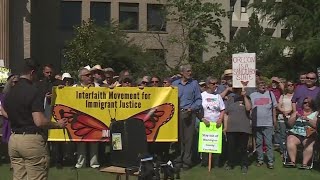 Famous Groups protest ICE outside Washington County Courthouse Profile