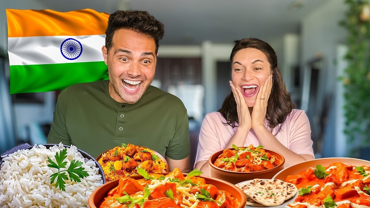 Trying INDIAN FOOD for the FIRST TIME!