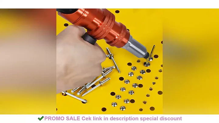 Upgrade Electric Rivet Gun 2.4mm-4.8mm Riveting Adapter Insert Cordless Drill Aluminum Rivet Nut Riv