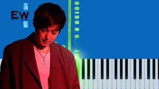 Joji - Ew (Slow Easy) Piano Synthesia Tutorial
