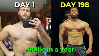 How I Lost Over 90lbs in Under a Year || Steal My Exact Method