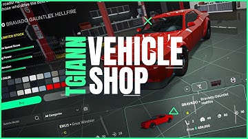 Fivem TGIANN Vehicleshop