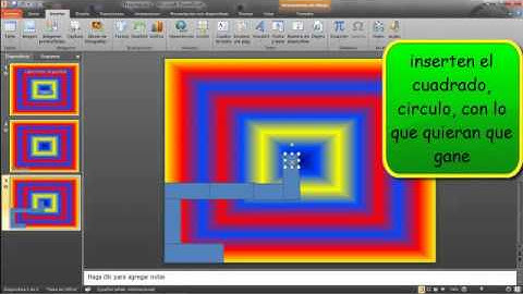 Como hacer un juego de laberinto en powerpoint.