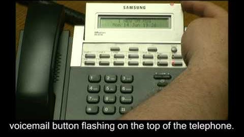 How to Use the Voicemail Key on a Samsung Telephone System