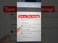These YouTube Shorts Settings KILL Your Growth (FIX THEM) #shorts