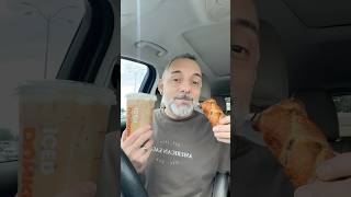 Dunkin’ Cookie Dough Cold Foam Iced Coffee &amp; Braided Apple Pie Review! #dunkin #foodreview