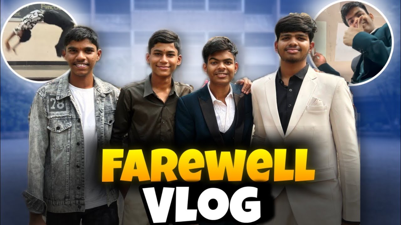 School Farewell Vlog | Party, Dance & Crazy Moments 😂