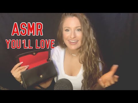 ASMR | WHATS IN MY BAG | GUM CHEWING | WHISPERS & CRINKLES FOR YOUR TINGLIEST PLEASURE
