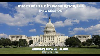 Washington DC Internship Info Session