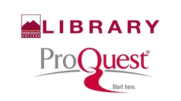 ProQuest Advanced Search