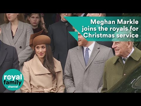 Video: Kate Middleton, Meghan Markle And The Entire Royal Family At The Christmas Service In Sandringham