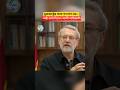 No Dialogue with the United States: Clear Message from Ali Larijani!#shorts #breakingnews