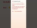 # logical puzzle ##gk #shortsfeed #shortvideo #ssccgl