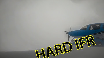Practicing IFR in hard IMC, Cirrus sr22 style