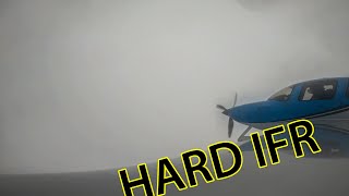 Practicing IFR in hard IMC, Cirrus sr22 style