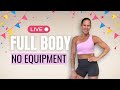 30 MIN Full Body No Equipment Birthday Workout No Repeat