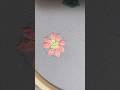How to do Woven Oval Flower Embroidery Stitch #embroidery #flowers #shorts #art #trending #beginner