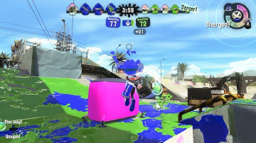 Splatoon 2: Protecting the flank in League Splat Zones [5(1)-2, Custom Explosher]