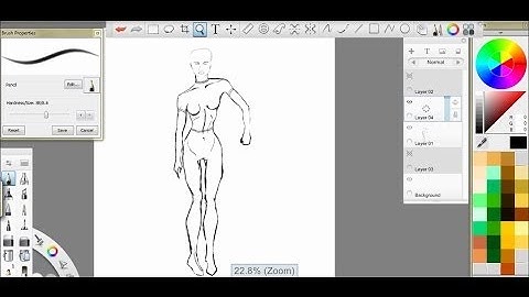 Drawing Robot Girl Part 1 - Using Sketchbook Pro