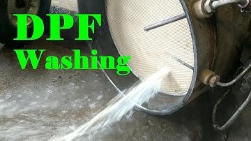 Washing a Cummins DPF and DOC