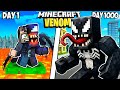 I Survived 1000 Days as VENOM in Minecraft