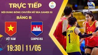 LIVESTREAM I Vietnam vs Cambodia | Preliminary Round B | Women's Volleyball - SEA Games 32