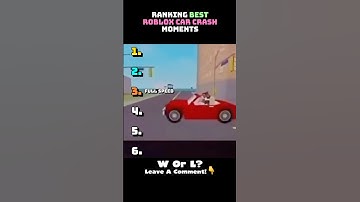 Best Roblox Car Crash Moments😂 #shorts