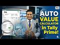 Auto Value calculator in TallyPrime