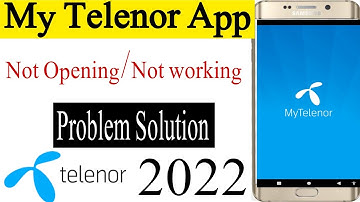 My Telenor app not working problem solve? My Telenor App Not Opening problem Solution
