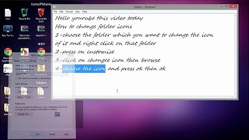 how to change any folder icon on windows XP/7 and 8 #780 HD