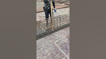 Rebar mesh assembly! #Construction Engineering