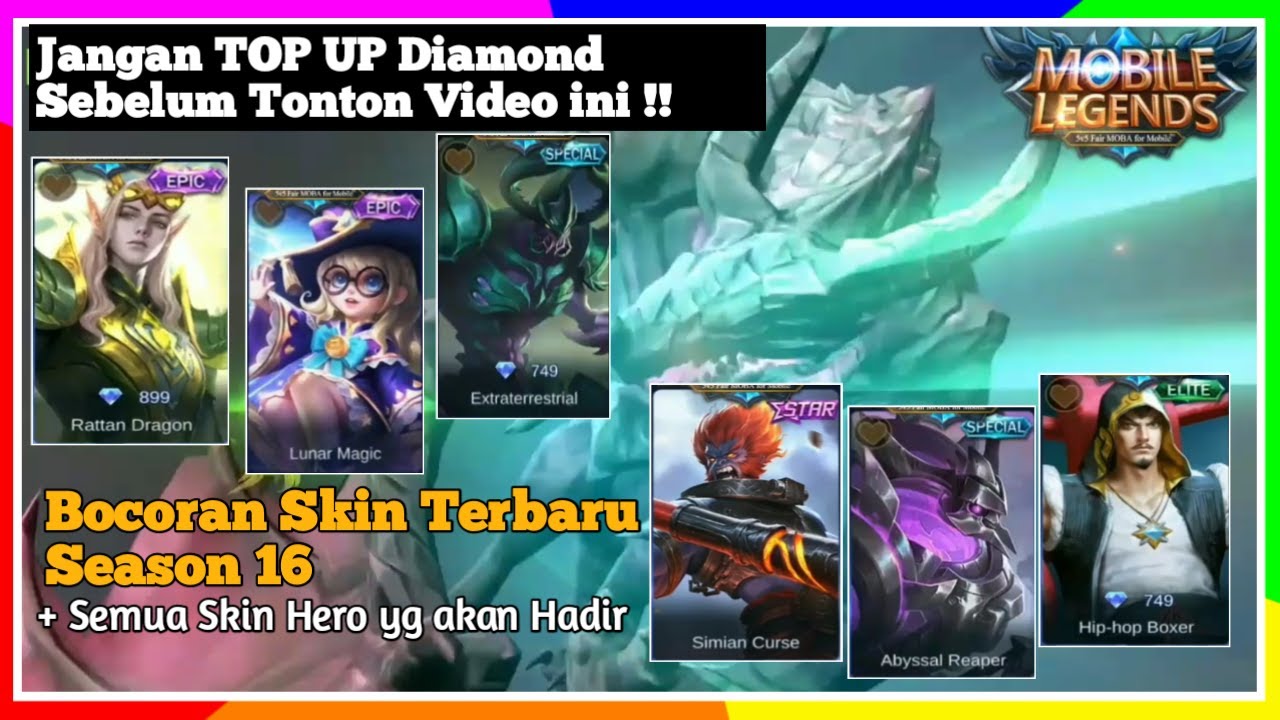 Skin season 16 Mobile Legend - Semua skin terbaru yang ...