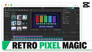 How to Create Pixel Screen Effects in CapCut PC (Retro Digital Texture) screenshot 1