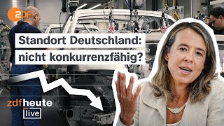 Wirtschaft zwischen Billigkonkurrenz & Standortproblemen | Top-Ökonomin Malmendier bei ZDFheute live