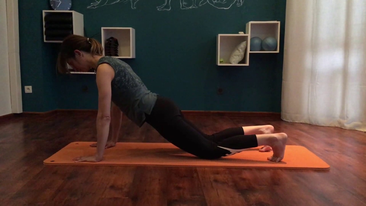 Pilates By Aline séance 1 - YouTube