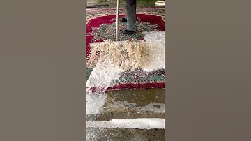 Foam scraping #16  #satisfying #asmr #carpetcleaning #foam #smooth #carpet
